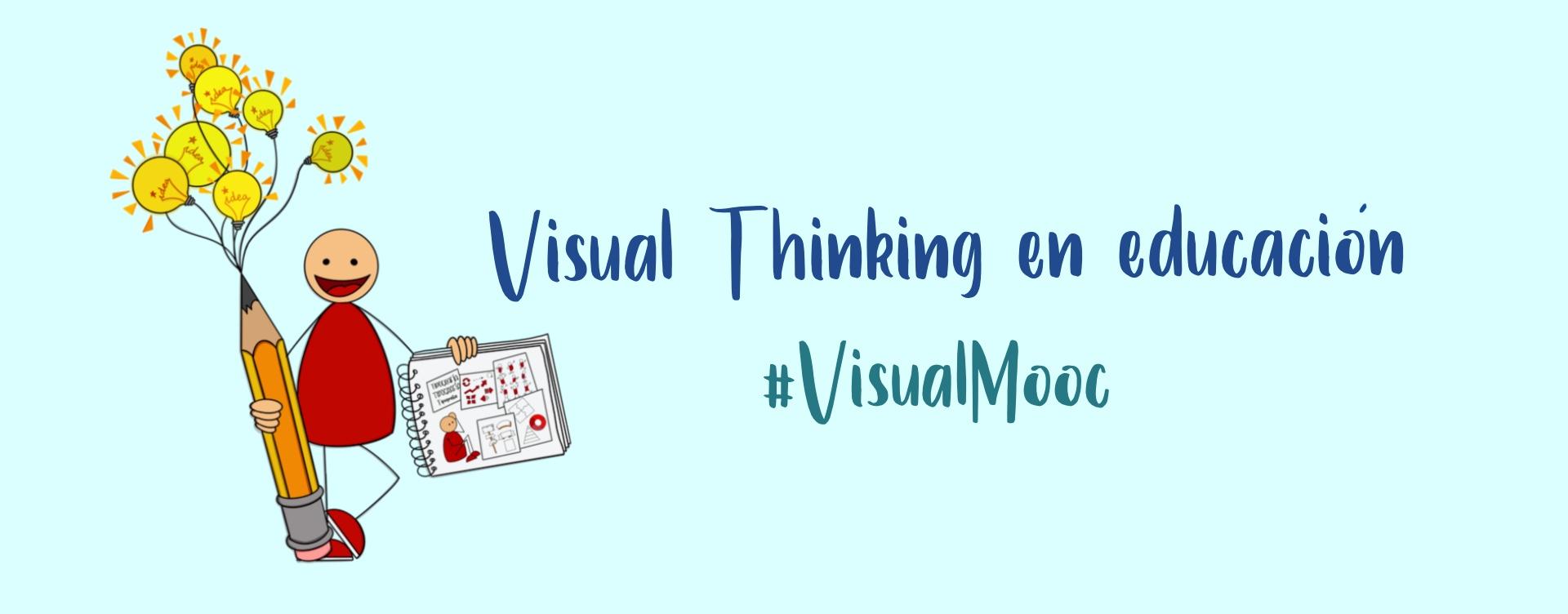 Banner Visual Thinking en educación #VisualMooc